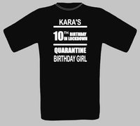 Quarantine Birthday shirt