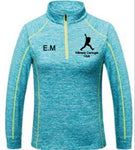 womens 1/2 zip training top(for personalisation)