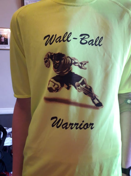 Wall-ball warrior t shirt